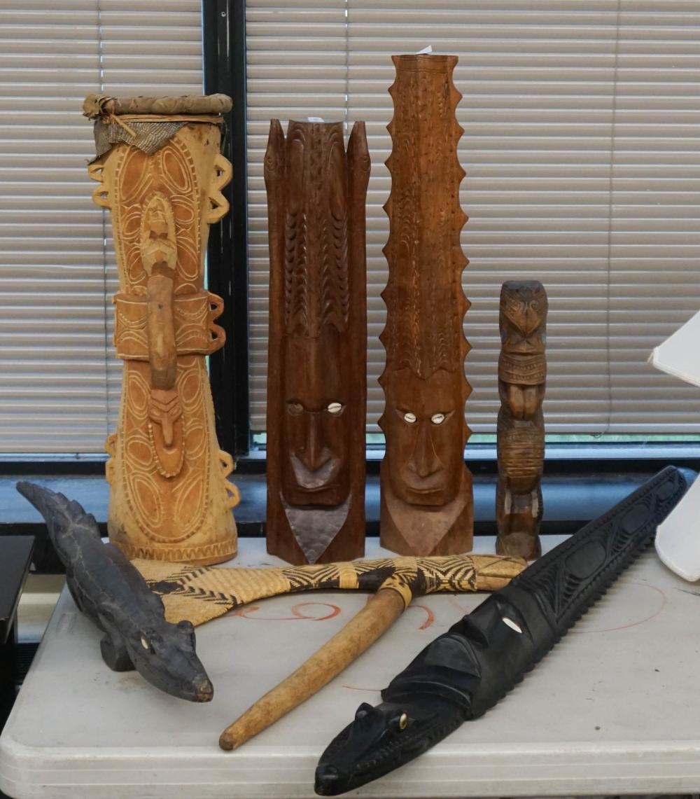 GROUP OF AFRICAN AND POLYNESIAN