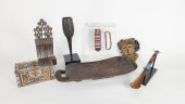 GROUP OF AFRICAN TRIBAL ITEMS