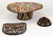 GROUP OF AFRICAN YORUBA BEADED