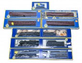 GROUP OF AHM TRAIN CARS & THRE