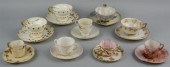 GROUP OF AMERICAN BELLEEK CUPS