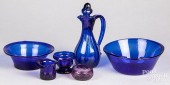 GROUP OF AMERICAN COBALT BLUE