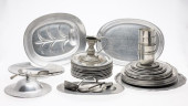 GROUP OF AMERICAN PEWTER, 48 P