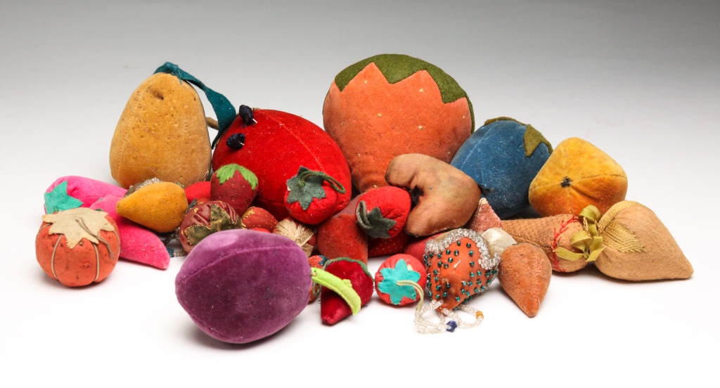 GROUP OF AMERICAN PINCUSHIONS. Late