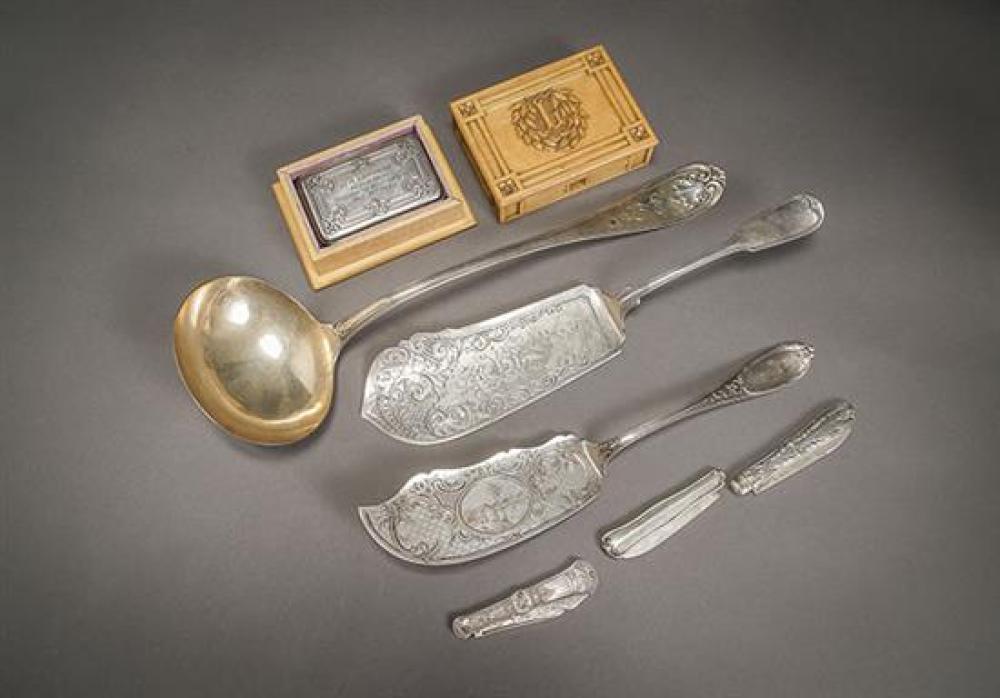 GROUP OF AMERICAN SILVER ARTICLES