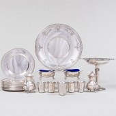GROUP OF AMERICAN SILVER WARES