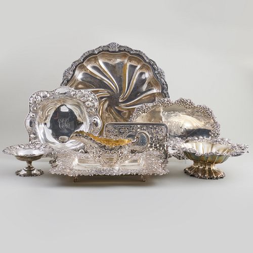 GROUP OF AMERICAN SILVER WARESThe