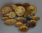 GROUP OF AMERICAN SLIP DECORAT