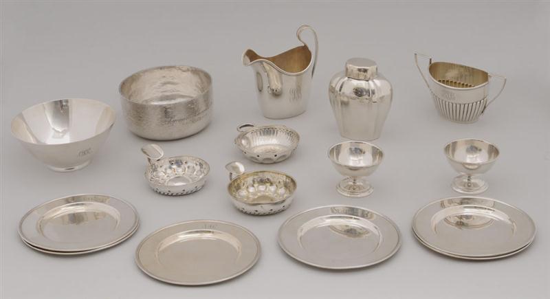GROUP OF AMERICAN SMALL SILVER