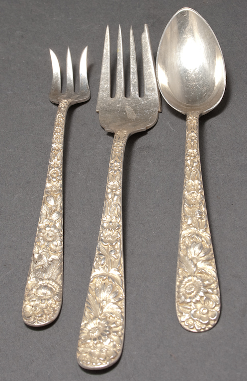 Group of American sterling silver