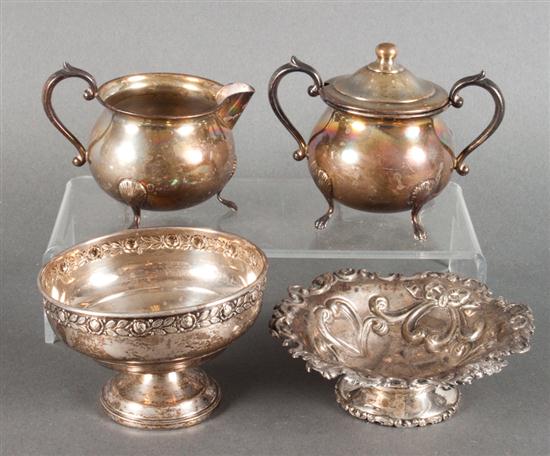 Group of American sterling silver