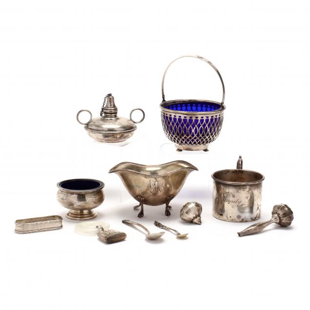GROUP OF AMERICAN STERLING SILVER