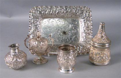 Group of American sterling silver