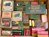 GROUP OF AMMO BOXES, SALESMAN