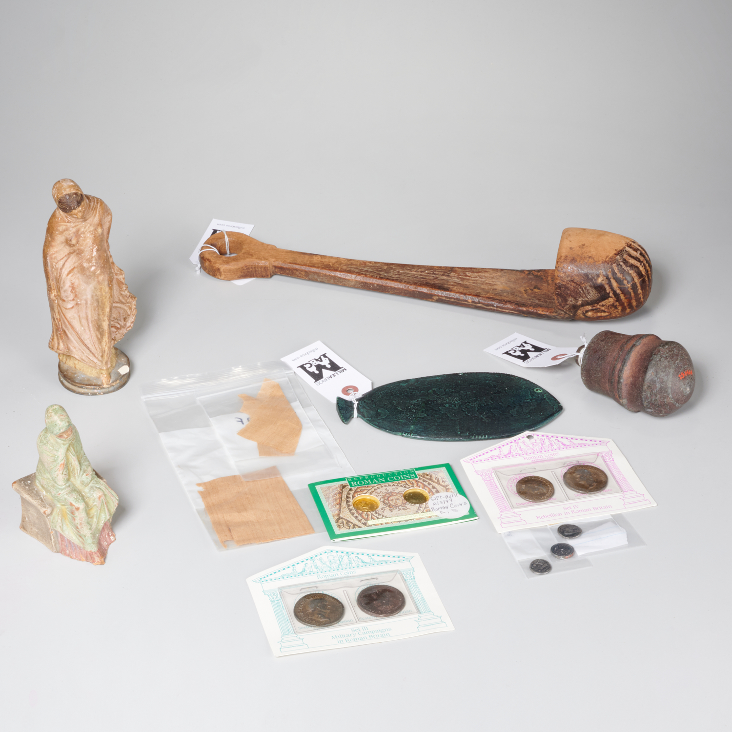 GROUP OF ANCIENT STYLE ARTIFACTS,