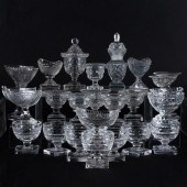GROUP OF ANGLO-IRISH CUT GLASS