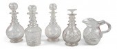 GROUP OF ANGLO-IRISH GLASS DEC