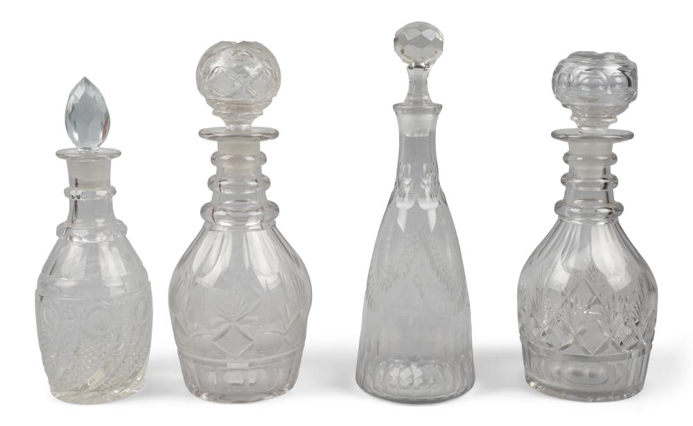 GROUP OF ANGLO-IRISH GLASS