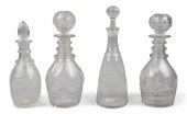 GROUP OF ANGLO-IRISH GLASS DEC