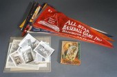 GROUP OF ANTIQUE BASEBALL AND