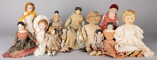 GROUP OF ANTIQUE DOLLSGroup of