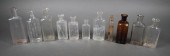 GROUP OF ANTIQUE DRUGGIST GLAS