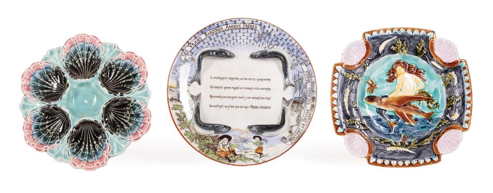 GROUP OF ANTIQUE FAIENCE