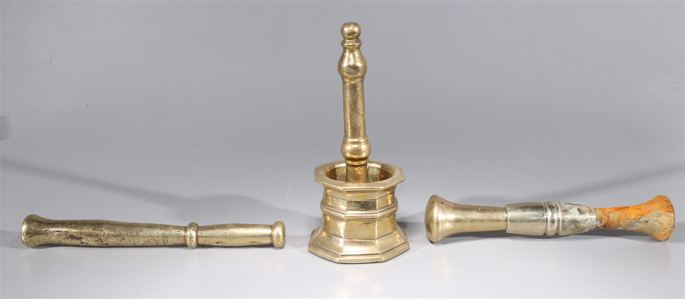 Group of antique Indian metal