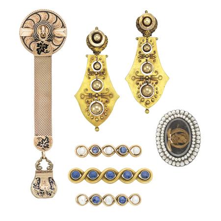 Group of Antique Jewelry 	 