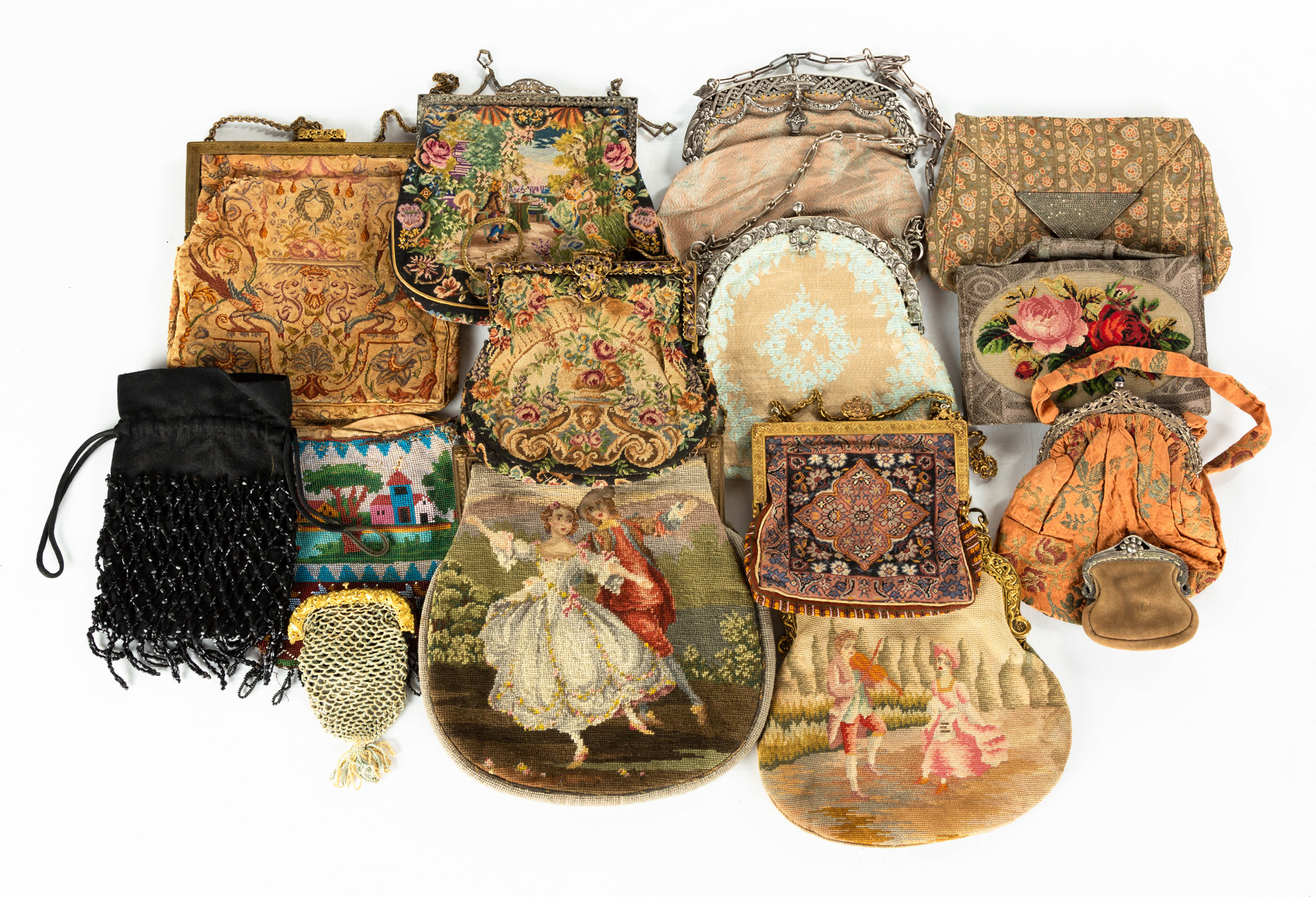 GROUP OF ANTIQUE LADIES' EVENING