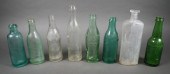 GROUP OF ANTIQUE SODA GLASS BO