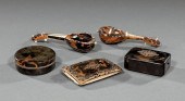 GROUP OF ANTIQUE TORTOISESHELL