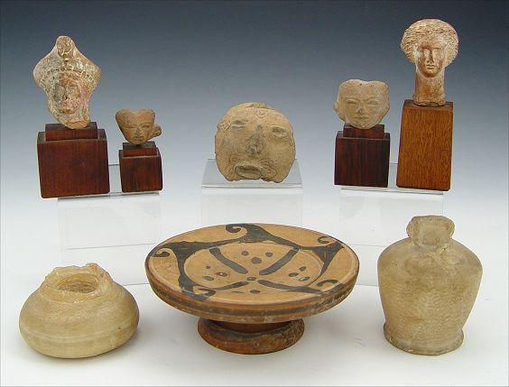 GROUP OF ANTIQUITIES HELLENISTIC