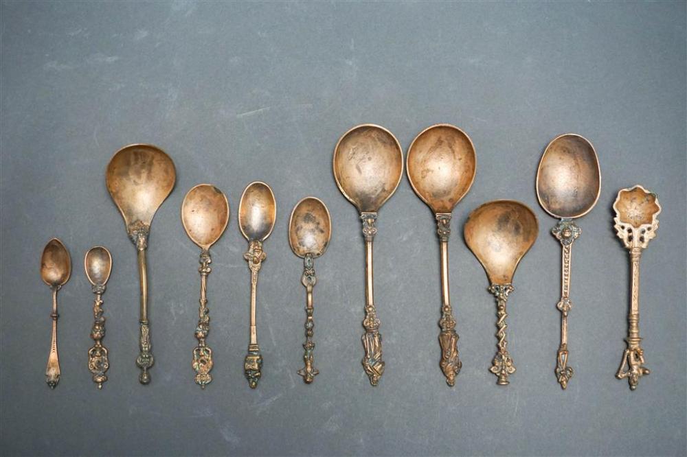 GROUP OF APOSTLE AND OTHER BRASS