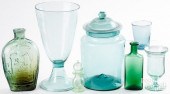 GROUP OF AQUAMARINE AND GREEN
