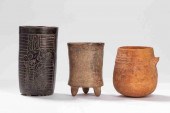 GROUP OF ARCHAIC POTTERY VESSE