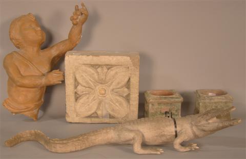 GROUP OF ARCHITECTURAL & SCULPTURAL