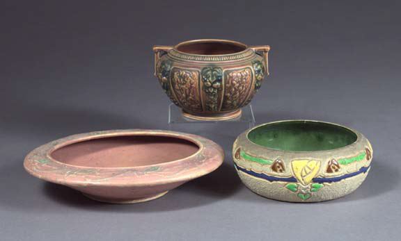 Group of Art Pottery Bowls, 