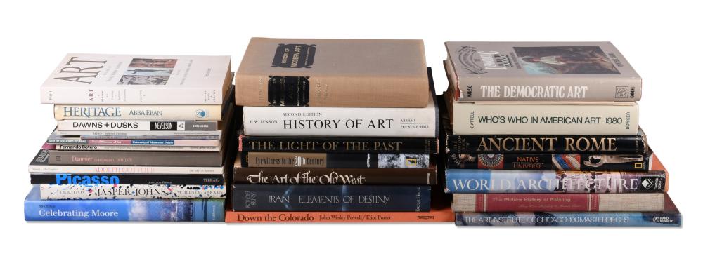 GROUP OF ART REFERENCE BOOKS AND