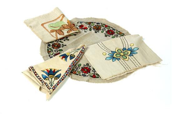 GROUP OF ARTS & CRAFTS TEXTILES. 