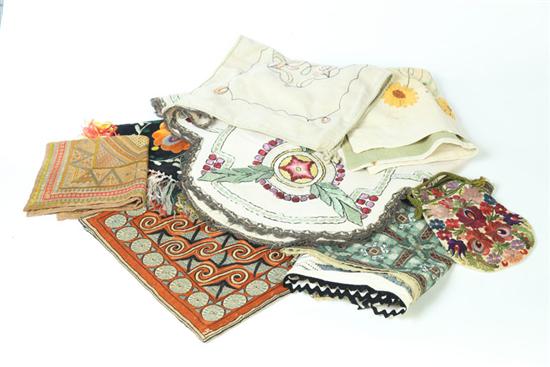 GROUP OF ARTS & CRAFTS TEXTILES. 