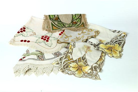 GROUP OF ARTS & CRAFTS TEXTILES. 