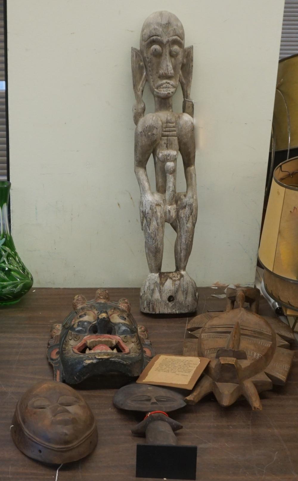 GROUP OF ASHANTI FERTILITY DOLL,