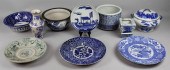 GROUP OF ASIAN BLUE AND WHITE