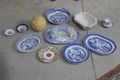 GROUP OF ASIAN CERAMICS AND EN
