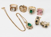GROUP OF ASSORTED 14 KARAT YEL