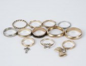 GROUP OF ASSORTED 14 KARAT YEL
