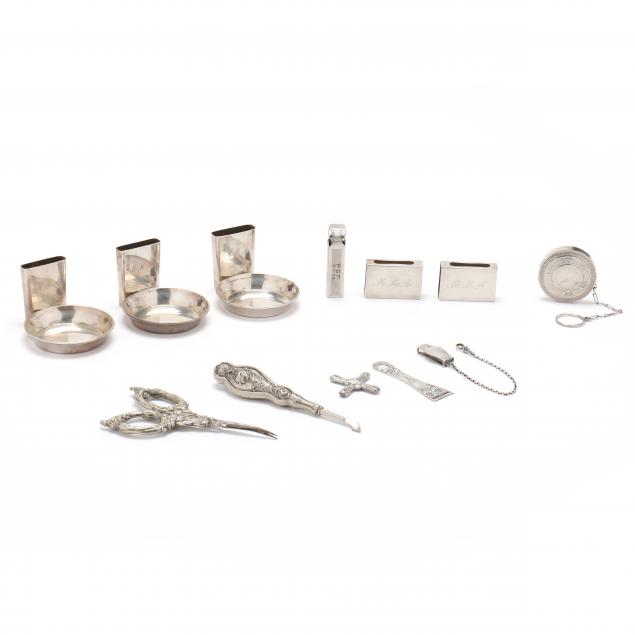 GROUP OF ASSORTED AMERICAN SILVER