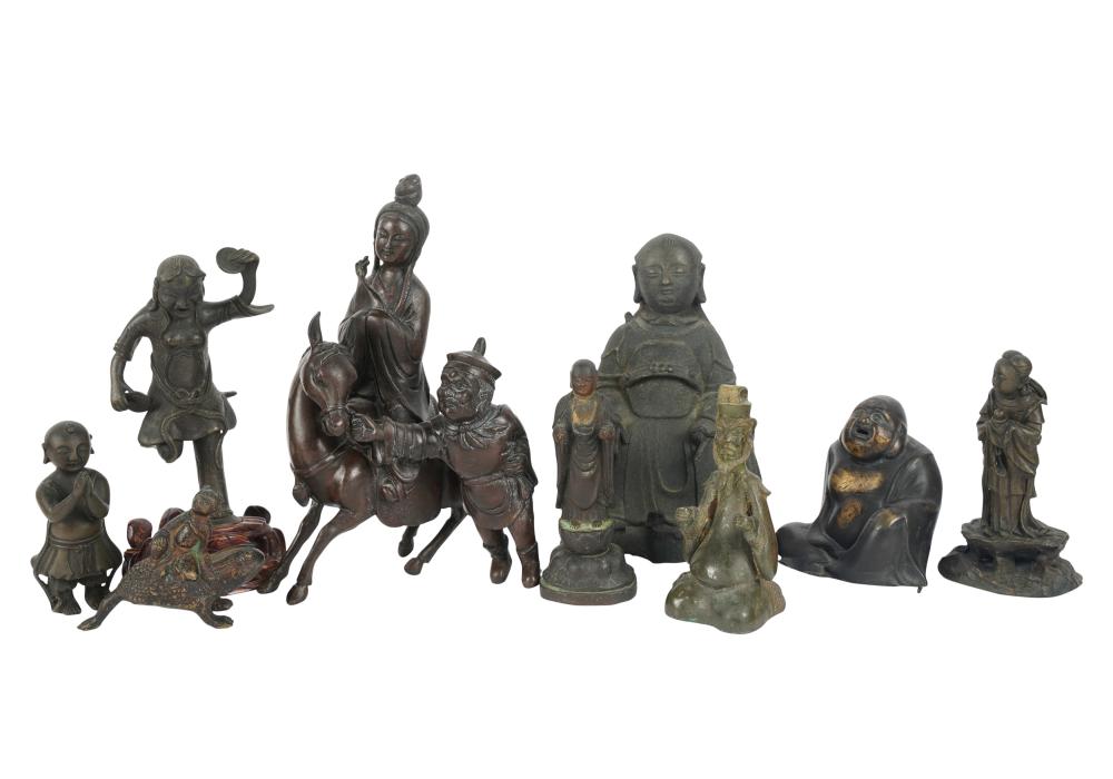 GROUP OF ASSORTED ASIAN BRONZE
