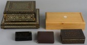 GROUP OF ASSORTED BOXESGROUP O